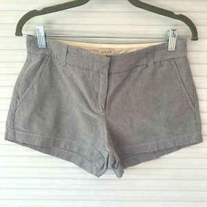 J Crew 4” Chino Shorts in Oxford Gray Size 4